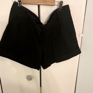 Express shorts. Black. Size 8.